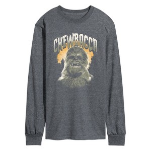 Men's - Star Wars - Chewbacca Full Moon Horror Long Sleeve Graphic T-Shirt - 1 of 3