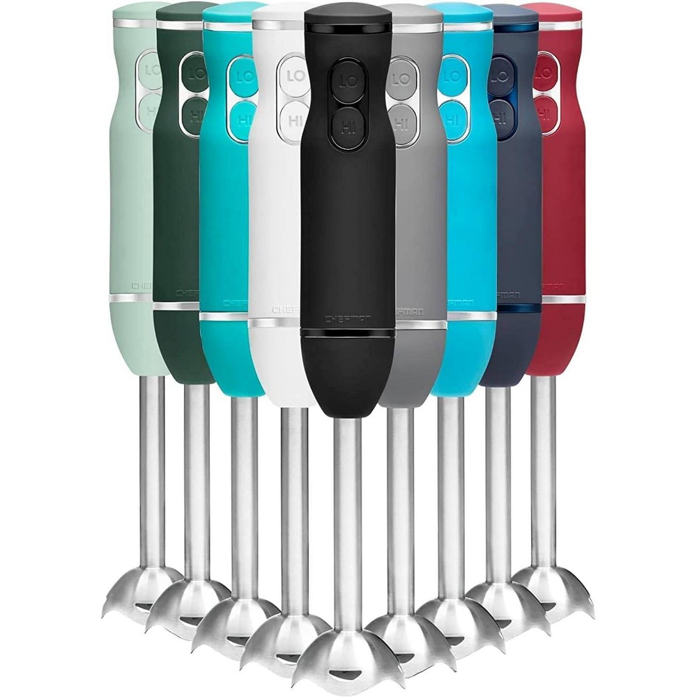 Chefman Multi-Speed Immersion Blender with Stainless Steel Blades - Black