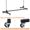 Clothes Rack with Z Base, Heavy Duty Garment Rack with Lockable Casters, Rolling Industrial Z Rack for Home Store Laundry, Sturdy Metal Hanging Rack - 4 of 4