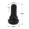 Unique Bargains TR412 Rubber Short Snap-In Tire Valve Stems Tyre Service Tool Black 4 Pcs - 3 of 4