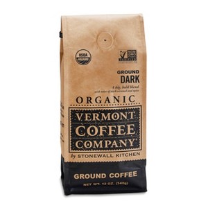 Vermont Coffee Company Organic Dark Roast Ground Coffee - 12oz - 1 of 4