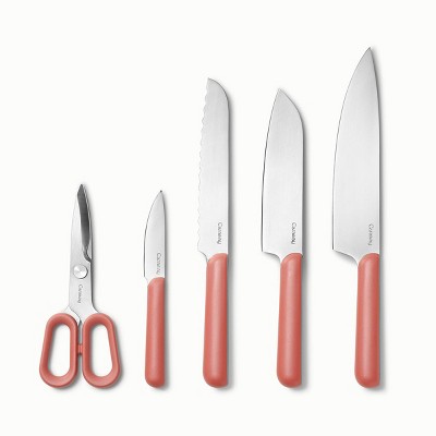 Blush Matte 14-Piece Knife and Utensil Prep Set