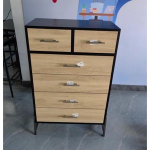 Coolmee 6 Drawer Dresser Storage Cabinet with Sturdy Metal Base - 1 of 1
