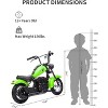 Electric Motorcycle for Kids, 24V 250W Kids Electric Dirt Bike, Two Speed Max Up to 14MPH & 60 Minutes Continuous, with Led Lights - 4 of 4