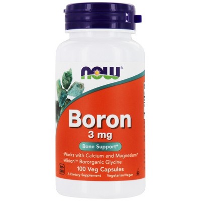NOW Foods Boron 3 mg.  -  100 Count