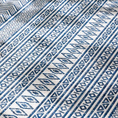 Hauteloom Madras Green All Over Performance Rug