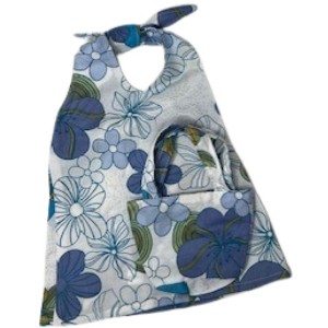 Doll Clothes Superstore Handmade Various Shades of Blue Flower Sundress with Matching Purse for 18 Inch Girl Dolls - 1 of 4