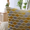 Kate Aurora 1 Piece Nolita Argyle Raised Chenille Ultra Plush & Fluffy 18"x 18" Filled Accent Throw Pillow With Removable Zipper Shell/Cover - 4 of 4