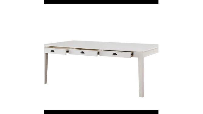 78&#34; Renske Dining Table Antique White Finish - Acme Furniture, 2 of 7, play video