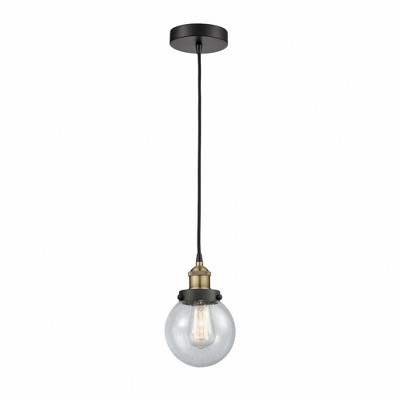 Beacon - 1 Light Mini Pendant In Industrial Style-9.5 Inches Tall and 6 Inches Wide