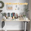 FURNIinspire Desks, Standing Desk Adjustable Height Sit Stand Home Office Desk, Brown, 48"*24"*29" - 2 of 4