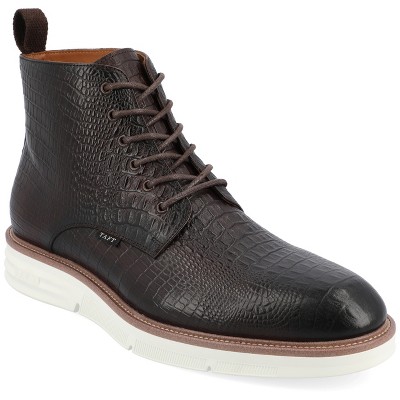 365 Men's Model 009 Plain-toe Lace-up Boot