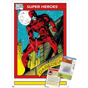 Trends International Marvel Trading Cards - Daredevil Unframed Wall Poster Prints - 1 of 4