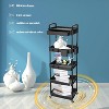 Boersma 5 Tier Rolling Utility Cart with Drawer,Utility Cart Made of Multifunctional Storage Organizer Tool for Kitchen,Bathroom,Living Room - 2 of 4