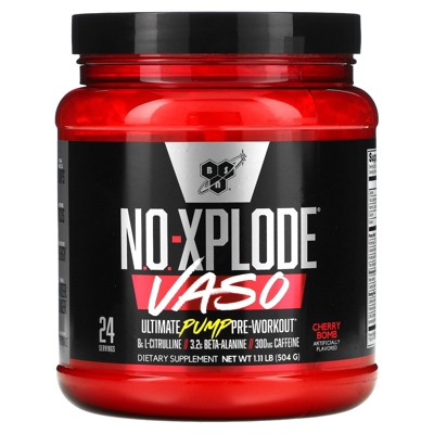 BSN No-Xplode VASO, Ultimate Pump Pre-Workout, Cherry Bomb, 1.11 lb (504 g)