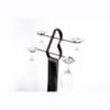 Vintiquewise Vintage Wood and Metal Guitar Shaped 9 Bottle Freestanding Decorative Wine Holder - 4 of 4