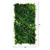 Nearly Natural 20-in x 40-in UV Resistant Hawaiian Islands Artificial Living Wall Art Panel in Light Wood-Like Frame (Indoor/Outdoor) - 2 of 4