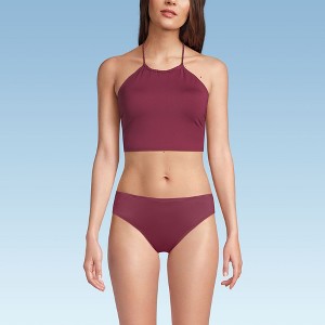 Lands' End Women's High Neck Halter Bikini Top - 1 of 3