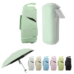 Unique Bargains Compact Umbrella with Storage Box 1 Set - 1 of 4