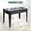 Costway 48'' Competition Sized Wooden Soccer Foosball Table Adults & Kids Home Recreation - 2 of 4
