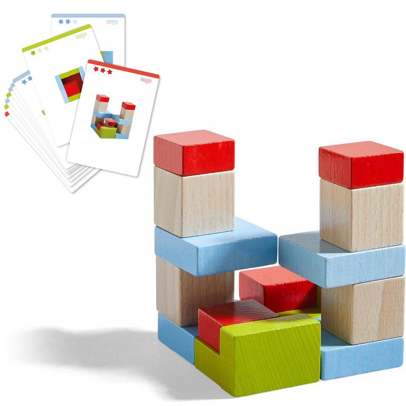 HABA Four by Four Wooden Building Blocks (Made in Germany), 1 of 12