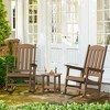 Arceso Outdoor Rocking Chair, HDPS Poly Rocking Chair, All Weather Resistant Plastic Outdoor Indoor Porch Rocker, Heavy Duty Rocker for Patio,  Garden - 2 of 4