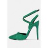 CHARMER Rhinestone Embellished Stiletto Sandals - 4 of 4