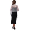 INSPIRE CHIC Women's Sequin Shawls and Wraps for Evening Dresses Fringed Sparkly Scarf 1Pc - 2 of 4