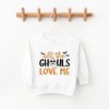 The Juniper Shop All The Ghouls Love Me Bats Toddler Graphic Sweatshirt - 2 of 3
