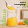 4pk Prep Baby Food Storage Containers, 8 oz Leak-Proof, BPA Free Glass Baby Food Jars for Feeding - 4 of 4