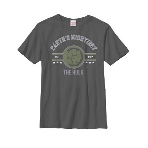 Boy's Marvel Earth's Mightiest Hulk T-Shirt - 1 of 4