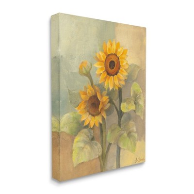 Stupell Industries Sunflower Bloom Soft Yellow Summer Petals