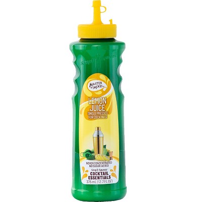 Master of Mixes Cocktail Essentials Lemon Juice - 375ml Bottle (12.7 Fl Oz) - Mixer Perfect for Bartenders and Mixologists