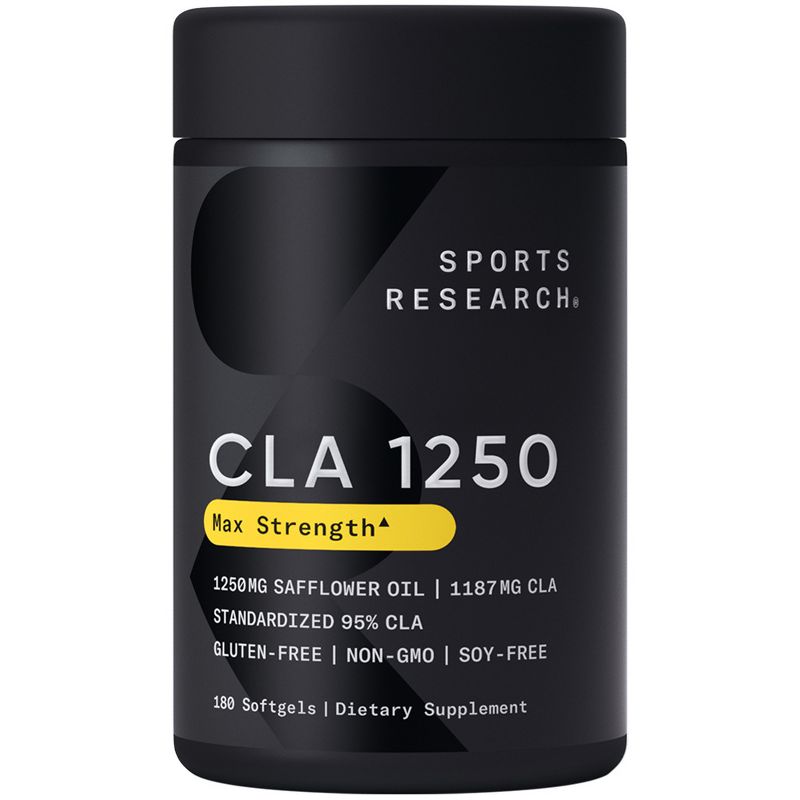 Sports Research CLA 1250, Max Potency, Softgel, 1 of 5