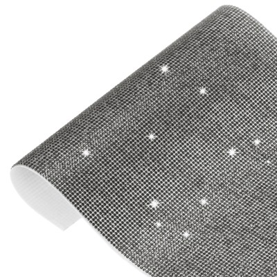 Unique Bargains Crystal Rhinestone Sheet Self Adhesive DIY Crafts Sticker 1 Pc