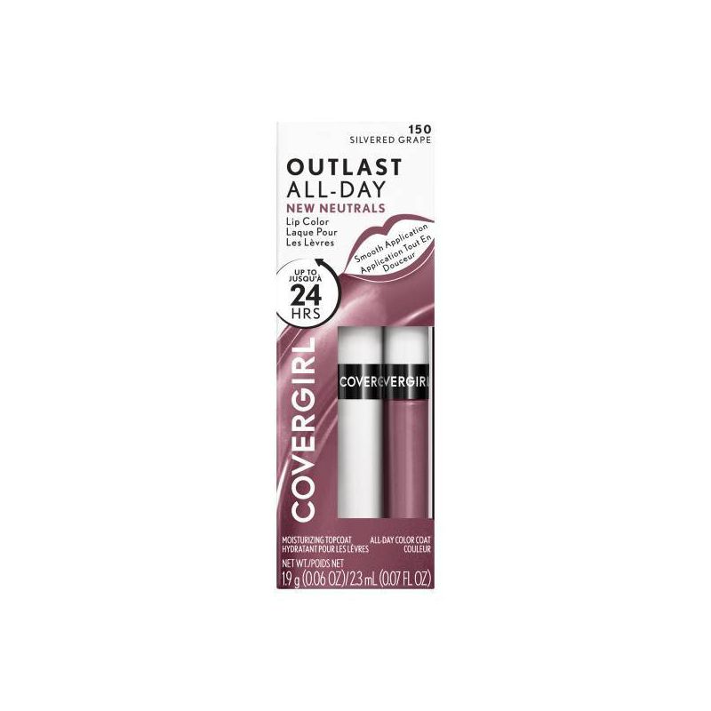 COVERGIRL Outlast All Day Lip Color with Top Coat Lipgloss - 0.07 fl oz, 1 of 10