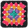 Red Heart All in One Granny Square Yarn 24 Pack-Rad Party - 3 of 4