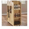 Mobile Kitchen Island Cart With Storage- 360° Rolling Wheels, Drawers, Spice Rack, Black Handle, Versatile Storage And Serving Cart For Kitchen And D - 3 of 4
