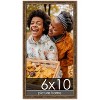 PosterPalooza | Photo Size Textured Gold Picture Frame - UV Acrylic, Foam Board Backing, Hanging Hardware - 2 of 4