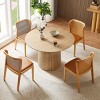 47 Inch Dining Tables Round, Dining Tables Modern For 4-6 People, Dining Tables Round Wood, Dining Tables Mid Century Modern-Cuddlewood - 2 of 4