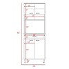 LunaLulinlk Kitchen Pantry with Countertop - 4 of 4