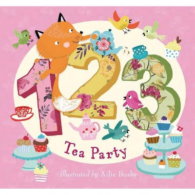 123 Tea Party - (New Frontier Titles) (Board Book)