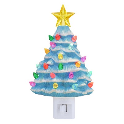 Mr. Christmas 6.5" Nostalgic Ceramic Christmas Tree Nightlight