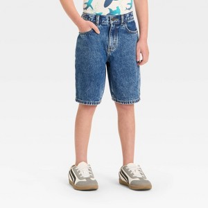 Boys' 'At the Knee' Denim Shorts - Cat & Jack™ - 1 of 3