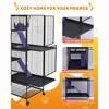 Metal Small Animal Cage,34/36/39/64 ''H Multi-Level Ferret Cage for Small Animals - Large Hamster Cage with Ramp - 4 of 4