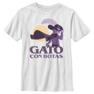 Boy's Puss in Boots: The Last Wish Gato Con Botas T-Shirt - 1 of 4