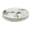 Certified International Set of 4 Winter's Frost Dessert Plates - 2 of 4