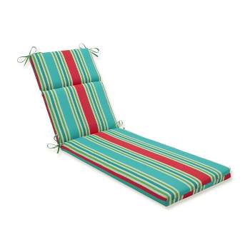 Aruba Stripe Chaise Lounge Outdoor Cushion - Pillow Perfect