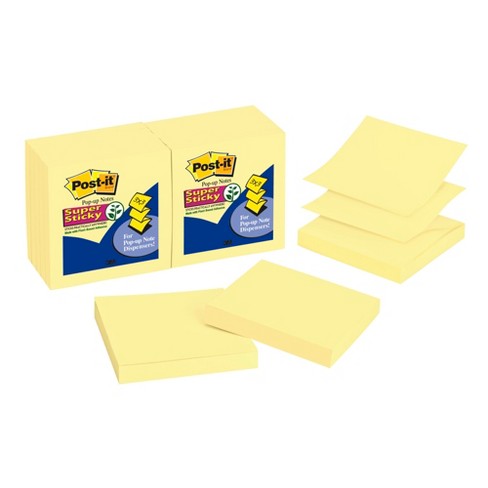 Black Sticky Notes, 6 Pads with 90 Sheets Each Guam