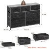 10 Drawers Fabric Dressers for Bedroom, Modern Chest of Drawers, Lightweight Large Storage Organizer w/Fabric Bins for Living Room, Hallway - 2 of 4